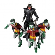 DC Comics - Pack 4 figurines Collector Multipack The Batman Who Laughs with the Robins of Earth 18 cm