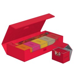 Ultimate Guard - Superhive 550+ XenoSkin Monocolor Rouge