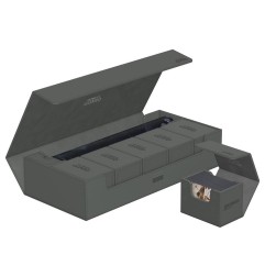 Ultimate Guard - Superhive 550+ XenoSkin Monocolor Gris