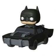 Batman - Figurine POP! Rides Super Deluxe Batman in Batmobile 15 cm