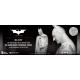 The Dark Knight Rises - Statuette Master Craft The Dark Knight Memorial Batman White Faux Marble Textu