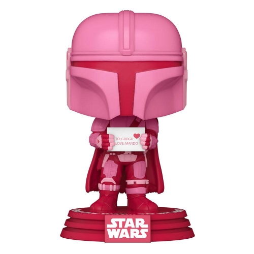 Star Wars - Figurine POP! Valentines The Mandalorian 9 cm