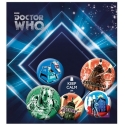 Doctor Who - Pack 6 badges Retro