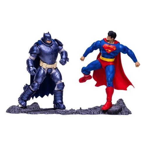 DC Comics - Pack 2 figurines Collector Multipack Superman vs. Armored Batman 18 cm