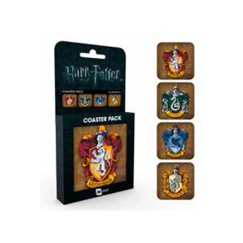 Harry Potter - Pack 4 sous-verres Crests