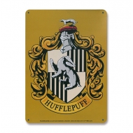 Harry Potter - Panneau métal Hufflepuff 15 x 21 cm