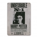 Harry Potter - Panneau métal Undesirable No. 1 15 x 21 cm