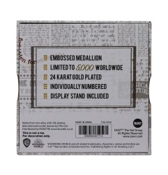 Harry Potter - Médaillon Platform 9 3/4 Limited Edition (plaqué or)