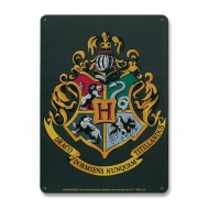 Harry Potter - Panneau métal Hogwarts Logo 15 x 21 cm