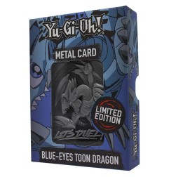 Yu-Gi-Oh - ! - Réplique Card Blue Eyes Toon Dragon Limited Edition