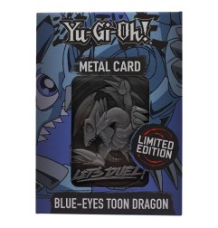 Yu-Gi-Oh - ! - Réplique Card Blue Eyes Toon Dragon Limited Edition