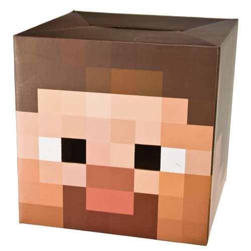 Minecraft - Tête de Steve en carton