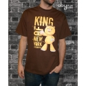 BLEACH - T-shirt homme King of New York marron