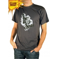 STAR WARS - T-shirt basic homme Clone Wars : Clone! with gun