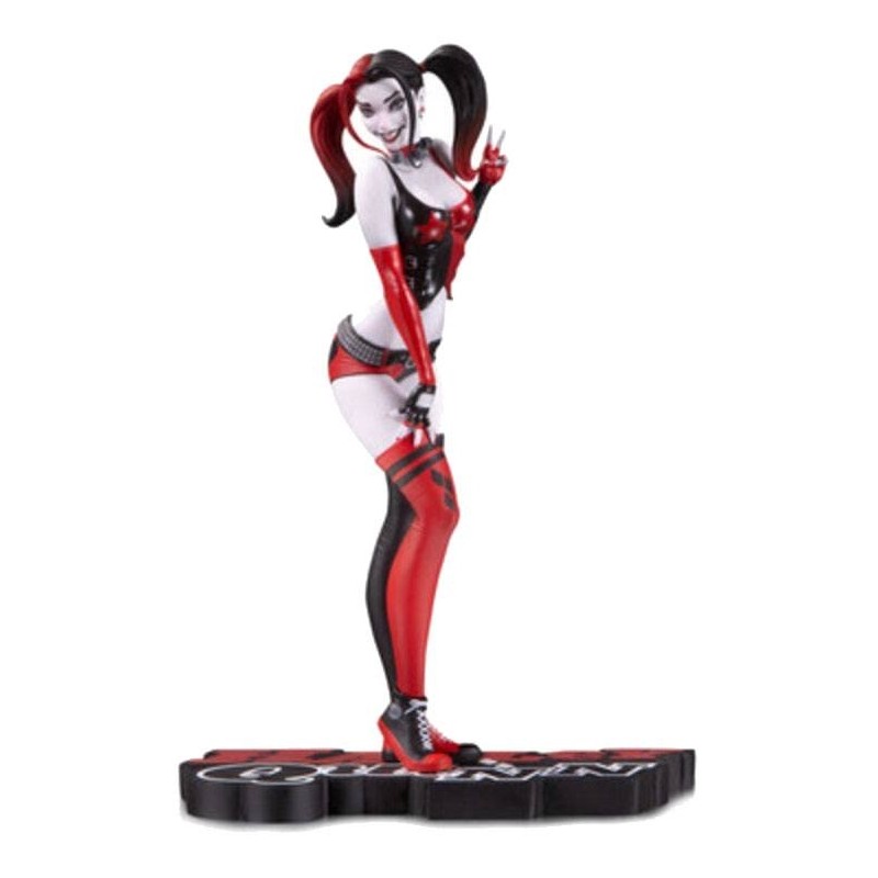 DC Comics Red, White & Black - Statuette Harley Quinn by Scott Campbell 18 cm