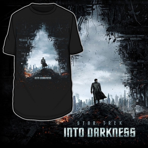 STAR TREK - Tee-Shirt Noir Into Darkness