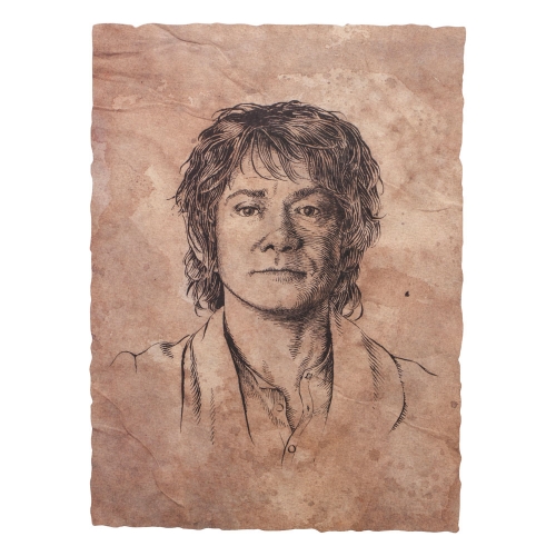 Le Hobbit - Impression Art Print Portrait of Bilbo Baggins 21 x 28 cm