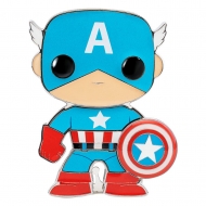 Marvel - Pin pin's émaillé POP! Captain America 10 cm