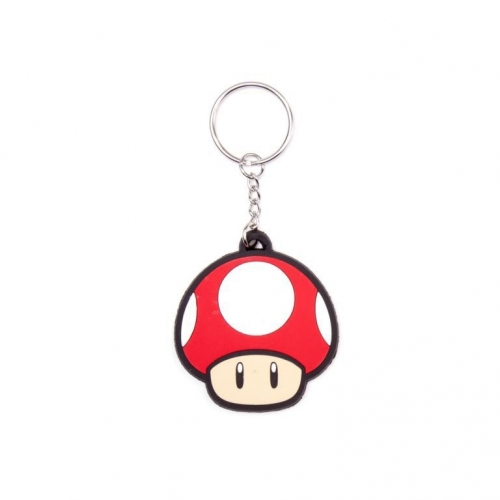Nintendo - Porte-clés caoutchouc Super Mushroom 6 cm