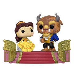 Disney - La Belle et la Bête pack 2 POP Moment! Vinyl figurines Formal Belle & Beast 9 cm