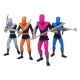 Les Tortues Ninja - Pack 4 figurines BST AXN Foot Soldiers 13 cm