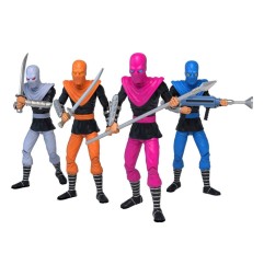 Tortues Ninja - Pack 4 figurines BST AXN Foot Soldiers 13 cm