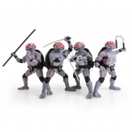 Les Tortues Ninja - Pack 4 figurines BST AXN Battle Damaged 13 cm