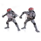 Les Tortues Ninja - Pack 4 figurines BST AXN Battle Damaged 13 cm