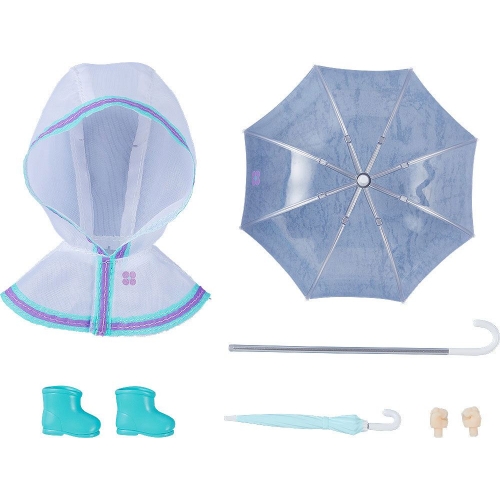 Original Character - Accessoires pour figurines Nendoroid Doll Outfit Set Rain Poncho - White