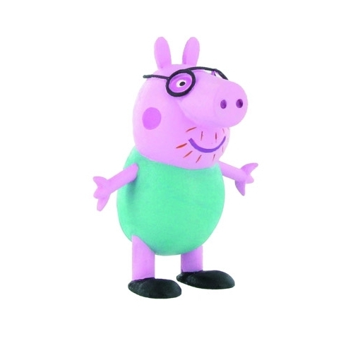 Peppa Pig - Mini figurine Daddy Pig 6,5 cm
