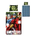 Avengers - Parure de lit réversible Shield 135 x 200 cm / 48 x 74 cm