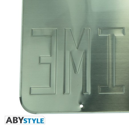 Retour Vers Le Futur - Plaque metal OUTATIME (28x38)