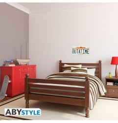 Retour Vers Le Futur - Plaque métal Outatime (28x38)