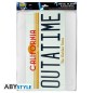 Retour Vers Le Futur - Plaque metal OUTATIME (28x38)