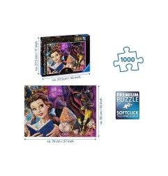 Disney - Villainous puzzle Belle,  Princess (1000 pièces)