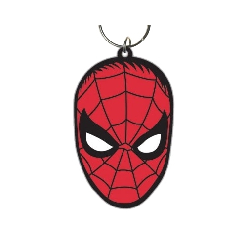 Spider-Man - Porte-clés caoutchouc Face 6 cm
