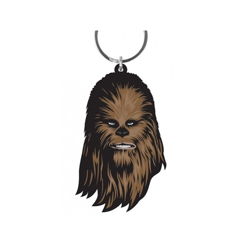 Star Wars - Porte-clés caoutchouc Chewbacca 6 cm