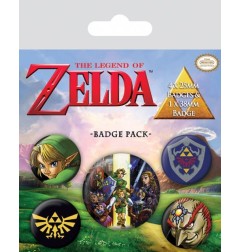 Legend of Zelda, The - The Legend of Zelda pack 5 badges Link