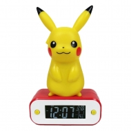 Pokémon - Réveil lumineux Pikachu 22 cm