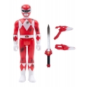 Power Rangers Mighty Morphin - Figurine ReAction Red Ranger (Battle Damaged) 10 cm