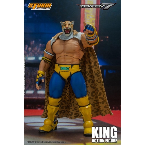 Tekken 7 - Figurine 1/12 King 18 cm