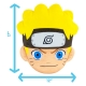 Naruto : Shippuden - Peluche Mocchi-Mocchi Uzumaki 43 cm