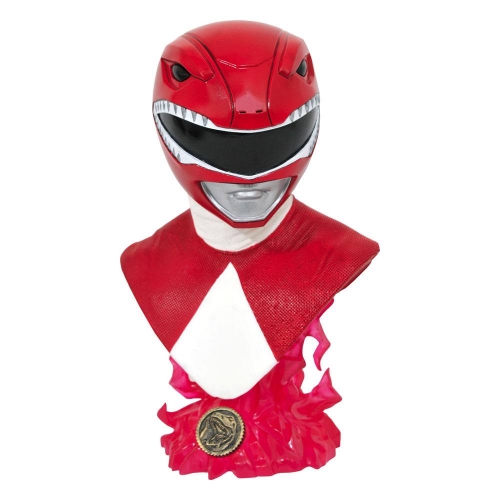 Mighty Morphin Power Rangers Legends in 3D - Buste 1/2 Red Ranger 25 cm