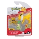 Pokémon - Pack 3 figurines Battle Germignon, Abra, Voltali 5 cm