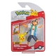 Pokémon - Figurines Battle Feature Ash & Pikachu 11 cm