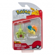 Pokémon - Pack 2 figurines Battle Héricendre & Embrylex 5 cm