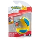 Pokémon - Clip'n'Go Poké Ball Griknot & Rapide Ball