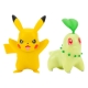 Pokémon - Figurines Battle Germignon & Pikachu 9 5 cm