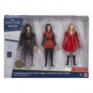 Doctor Who - Pack de 3 figurines Companions of the Third & Fourth Doctors 14 cm