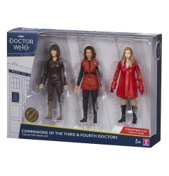 Doctor Who - Pack 3 figurines Companions of the Third & Fourth Doctors 14 cm